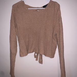Crop top sweater!